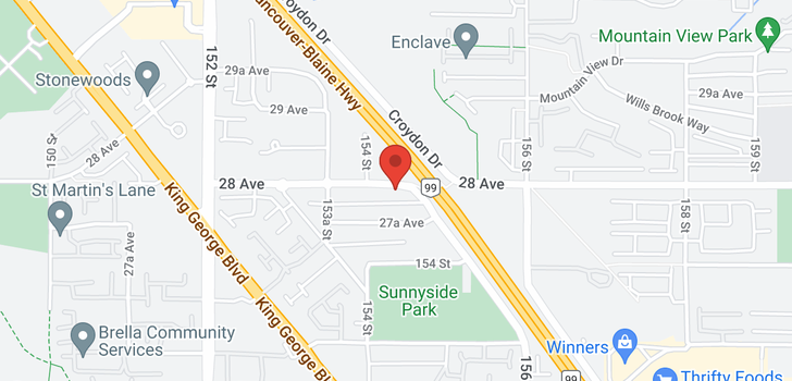 map of 15438 28 AVENUE